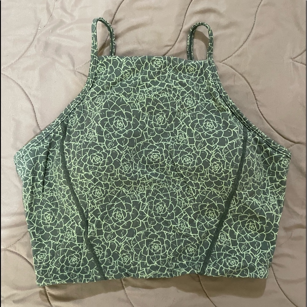 Buffbunny Envy Ivy Green Top/Bra size medium